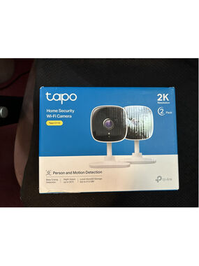 Tapo Home Security Wi Fi Camera 2k Resolution 2 pack Tapo C110 tp-link